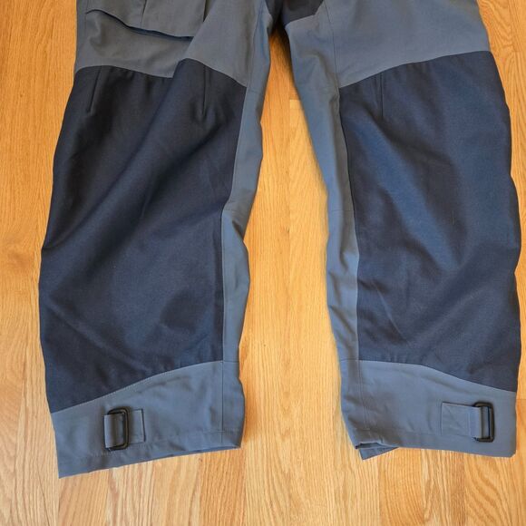 Gill Atlantic Trouser OS4T Sailing Bib Pants Mens sz S Fishing Storm Light Gray - Picture 7 of 16